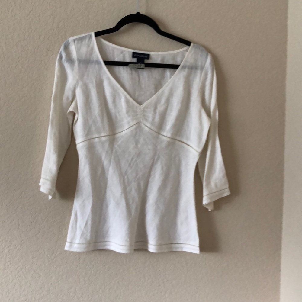 Ann Taylor linen blouse